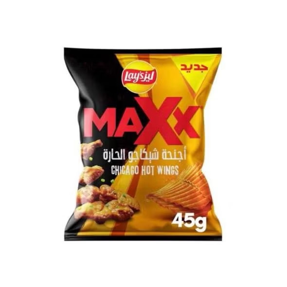 Lays Max Hot Wings Chips 45gm