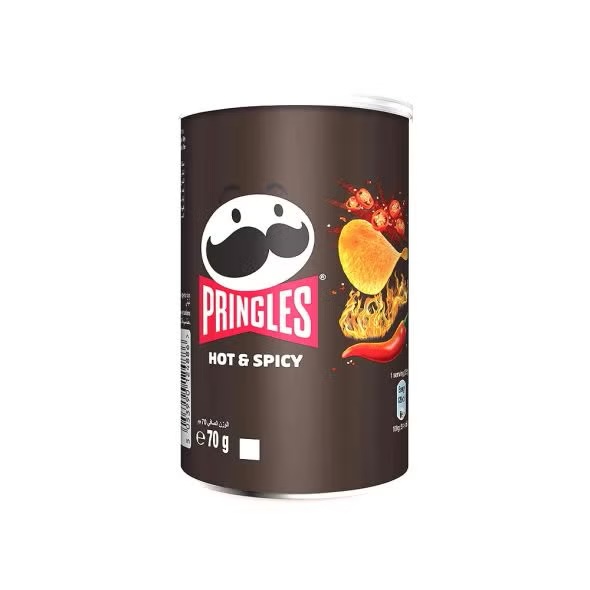 Pringles Hot And Spicy Potato Chips 60gm