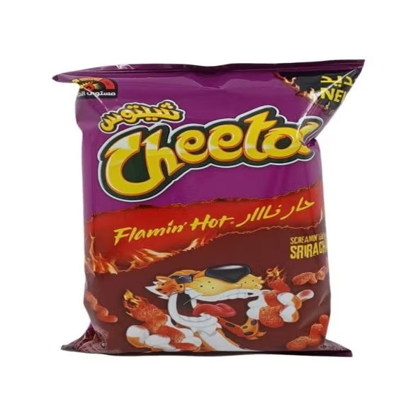 Cheetos Flaming Hot Sriracha Chips 40gm