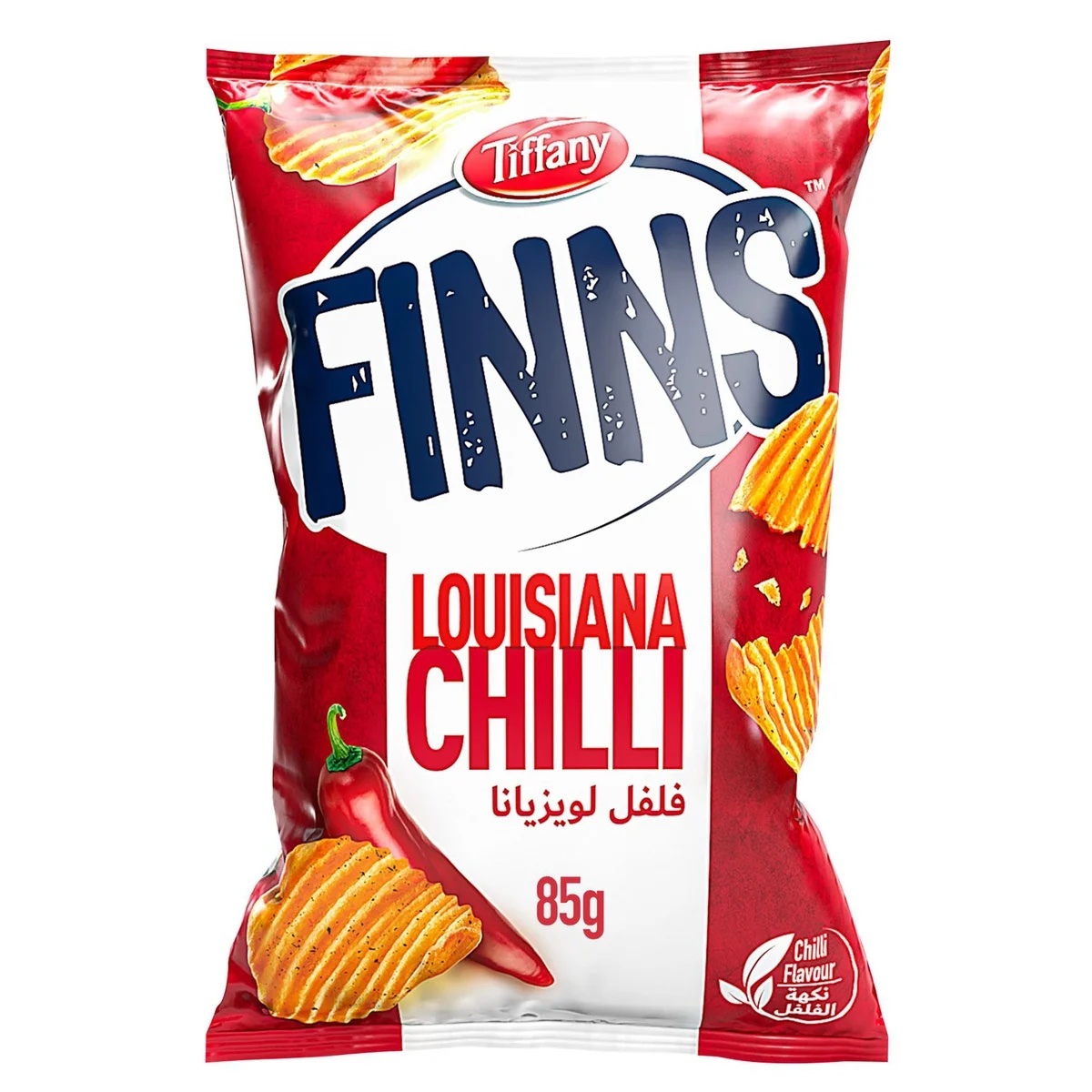 Tiffany Finns Potato Chips Louisiana Chilli 85 g