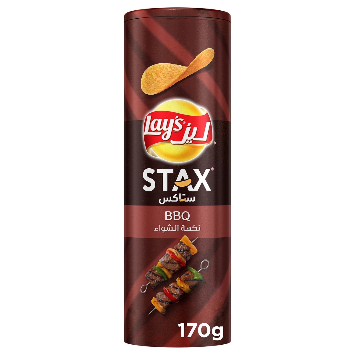 Lay’s Stax BBQ Potato Crisps 170 g