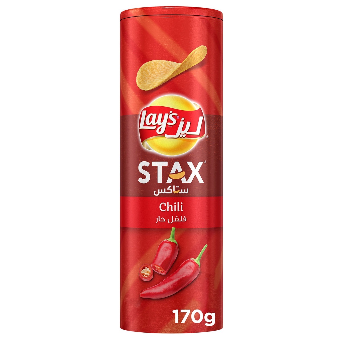 Lay’s Stax Chili Potato Crisps 170 g