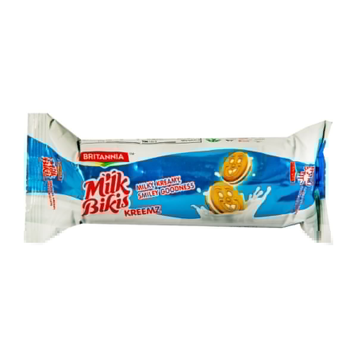 Britannia Milk Bikis Flavoured Sandwich Biscuits 100 g