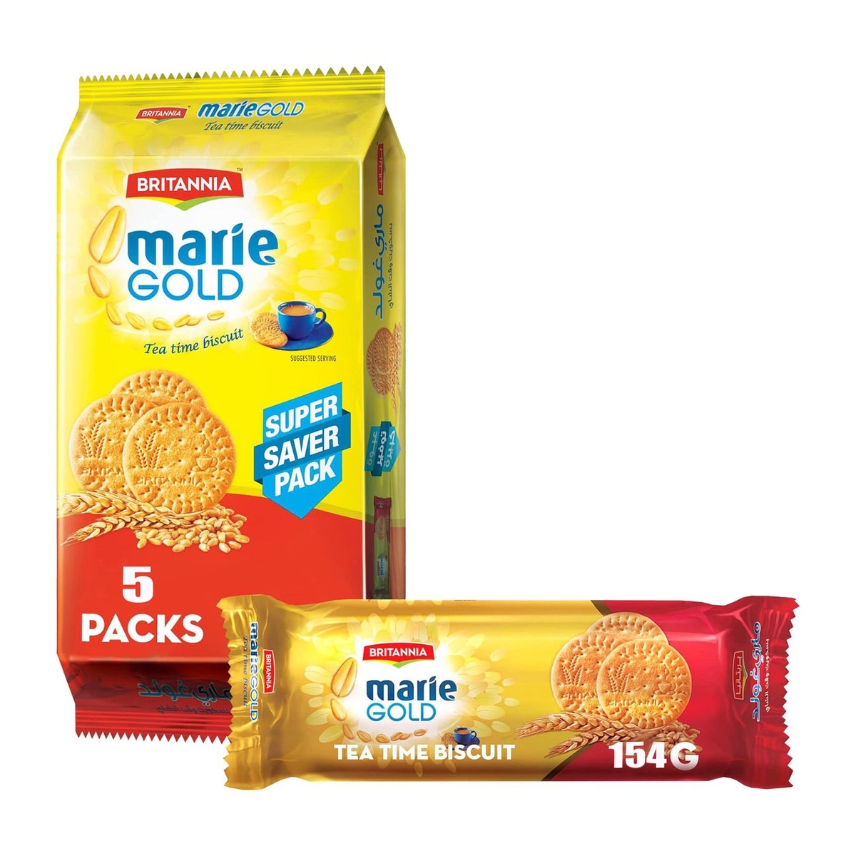 Britannia Marie Gold Tea Time Biscuits 154 g