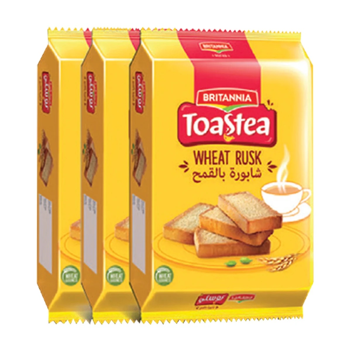 Britannia Toastea Wheat Rusk Value Pack 3 x 305 g