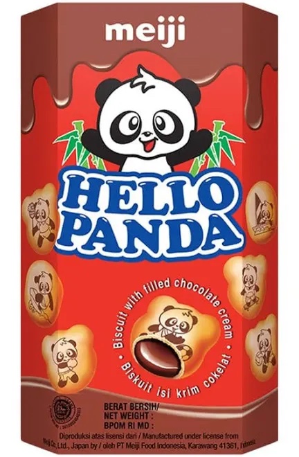 Hello panda chocolate biscuits 25g