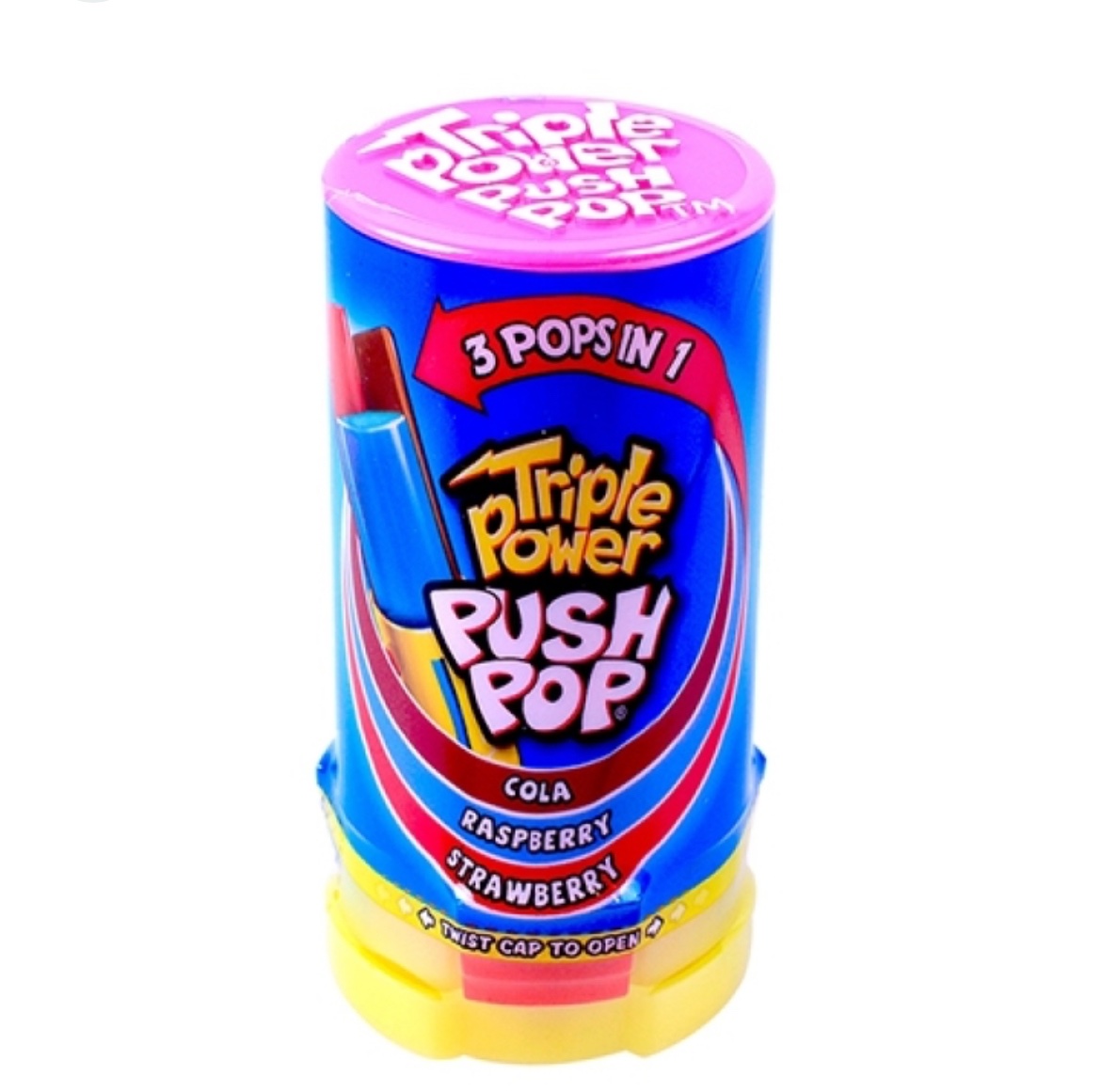 Triple power push pop 34g