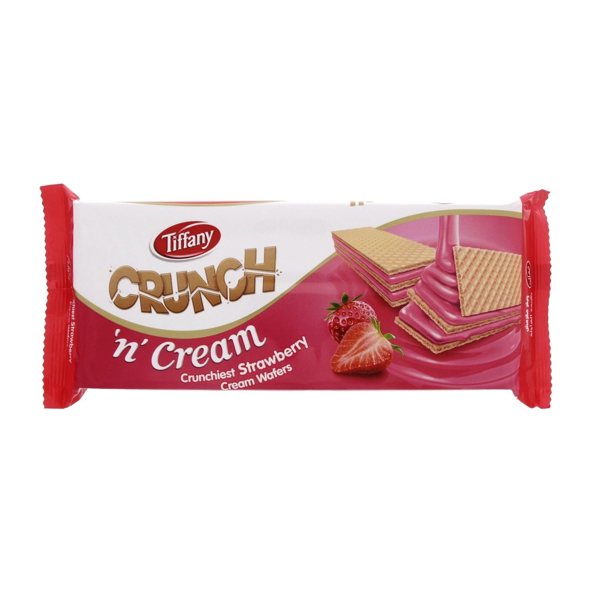 Tiffany Crunch ‘n’ Cream Strawberry Cream Wafers 135 g