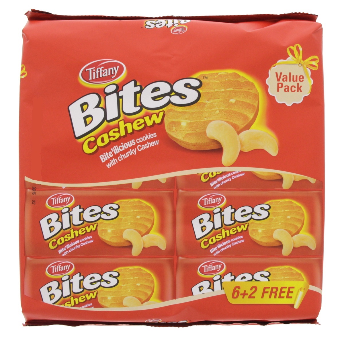 Tiffany Bites Cashew Cookie Biscuits 8 x 72 g